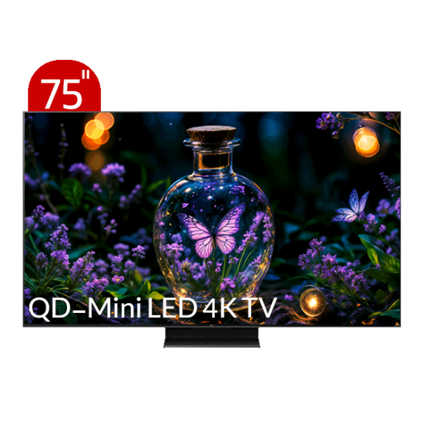 تلویزیون تی سی ال مدل C755 سایز 75 اینچ هوشمند QD-MINI LED 4K TV
