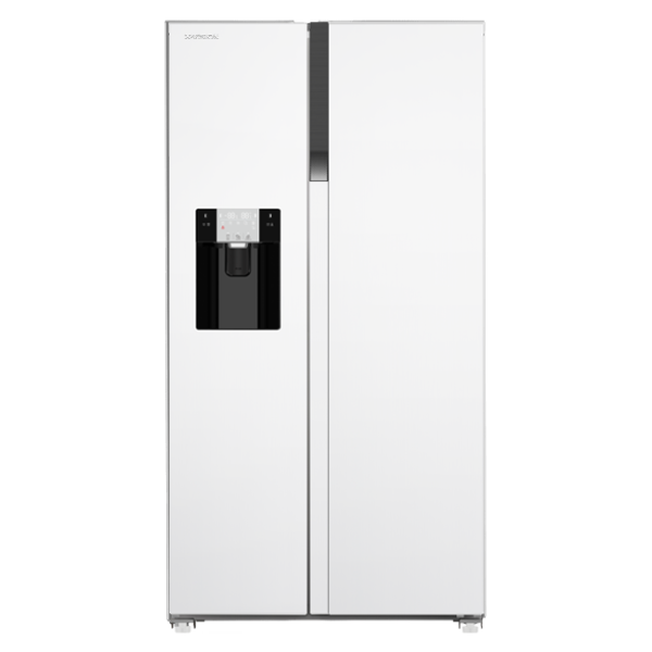یخچال فریزر ساید بای ساید اتوماتیک ایکس ویژن مدل HS600 رنگ سفید