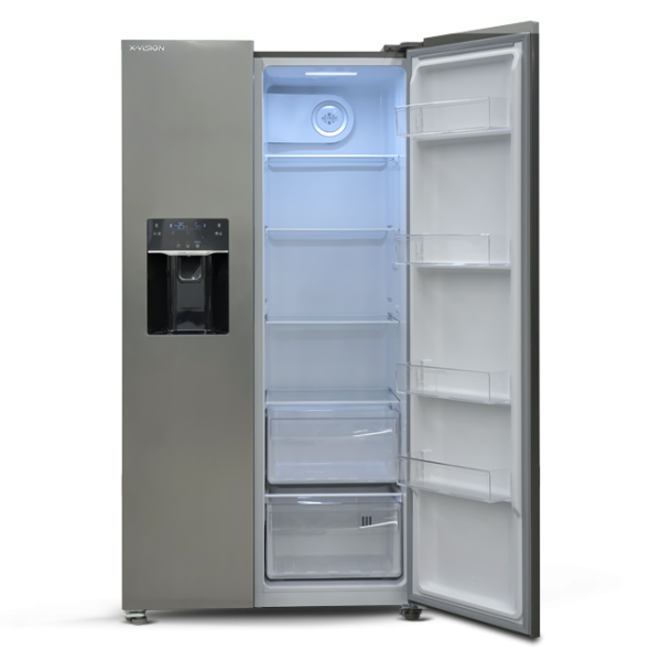 یخچال فریزر ساید بای ساید اتوماتیک ایکس ویژن مدل HS550 رنگ نقره ای - Image 3