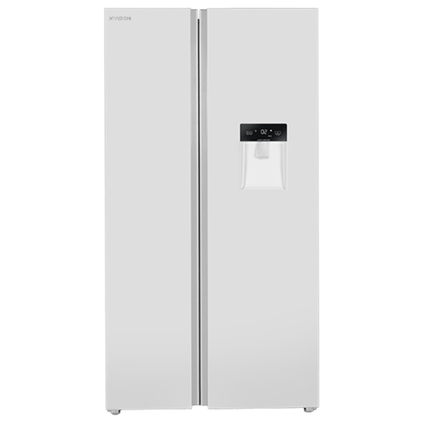 یخچال و فریزر مدل TS552 AWD ساید بای ساید ایکس ویژن رنگ سفید