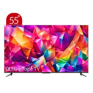 تلویزیون تی سی ال مدل C645 سایز 55 اینچ QLED UHD 4K هوشمند google TV