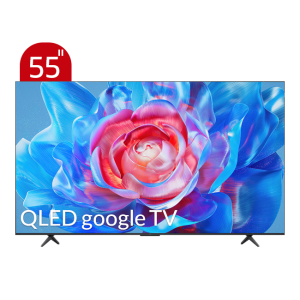 تلویزیون تی سی ال مدل C655 سایز 55 اینچ QLED UHD 4K هوشمند google TV
