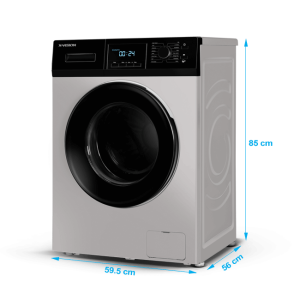 ماشین لباسشویی ایکس ویژن 8 کیلوگرمی مدل TM84-BSBL رنگ نقره ای