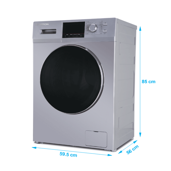 ماشین لباسشویی ایکس ویژن مدل TM72-ASBL رنگ نقره ای 7 کیلویی - Image 5